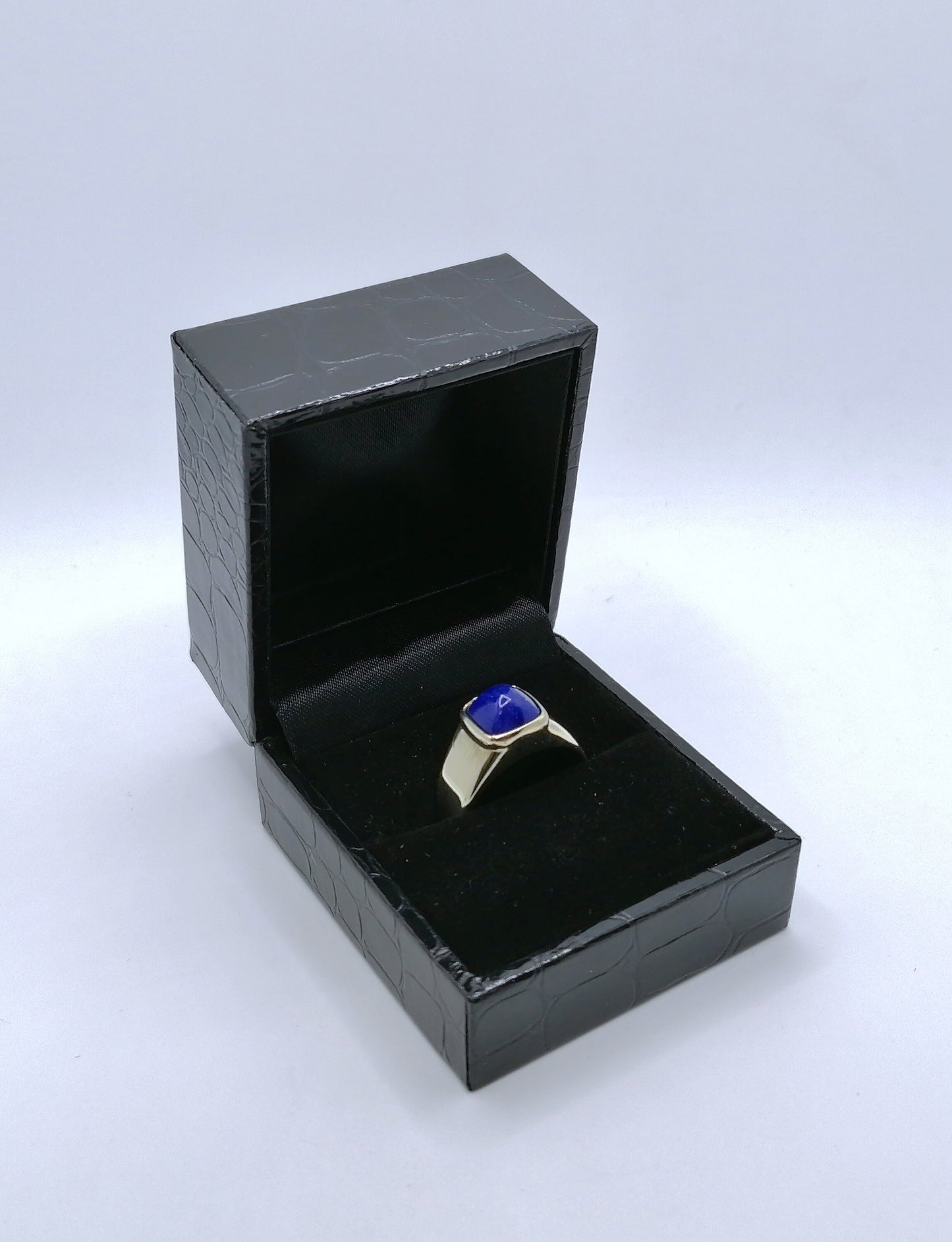 Ring Gold 585er Lapislazuli Siegelring