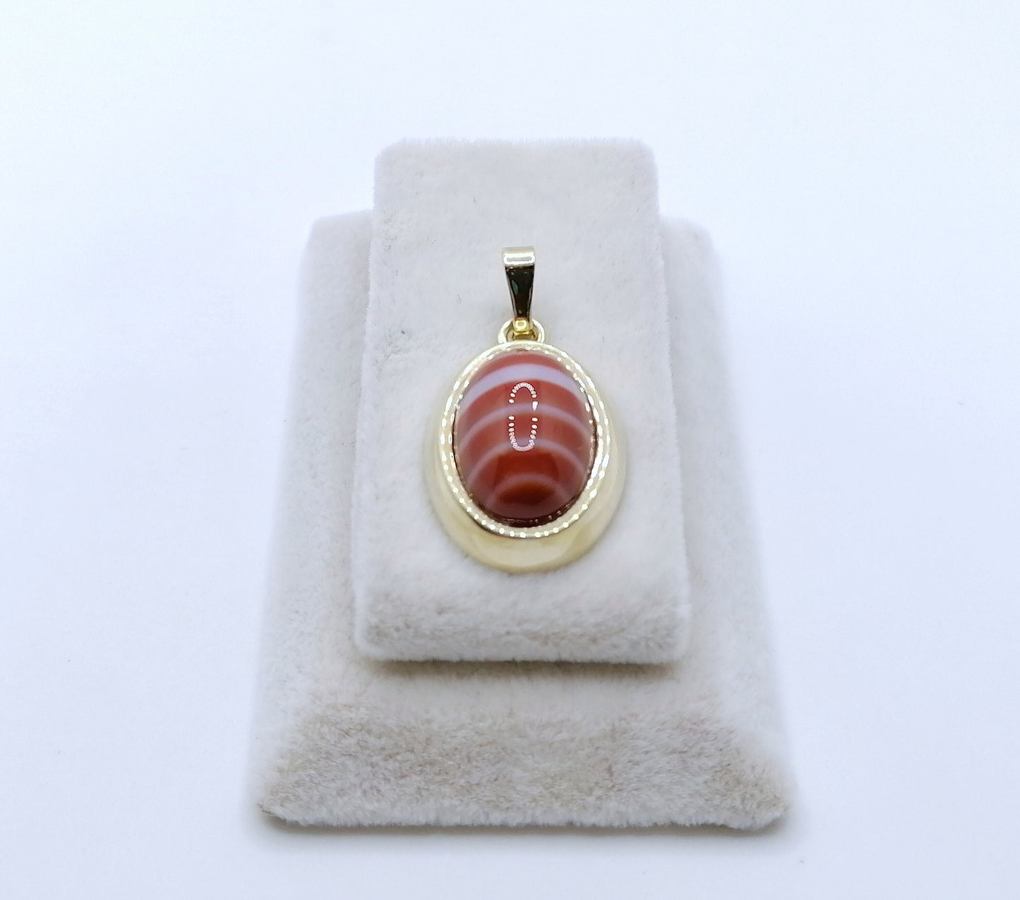 Anhänger Gold 333 Karneol Achat