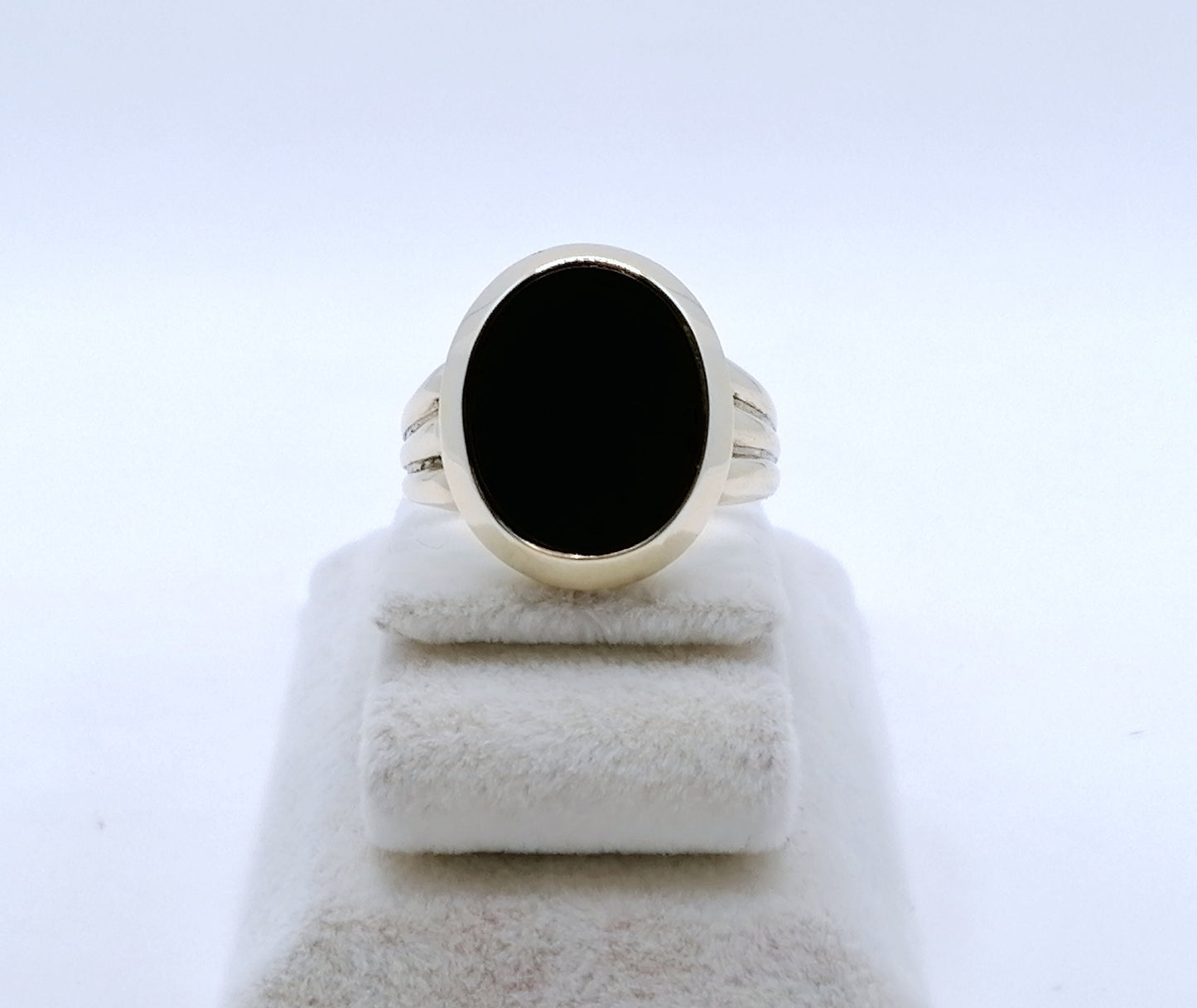 Ring Gold 333er mit Onyx Platte