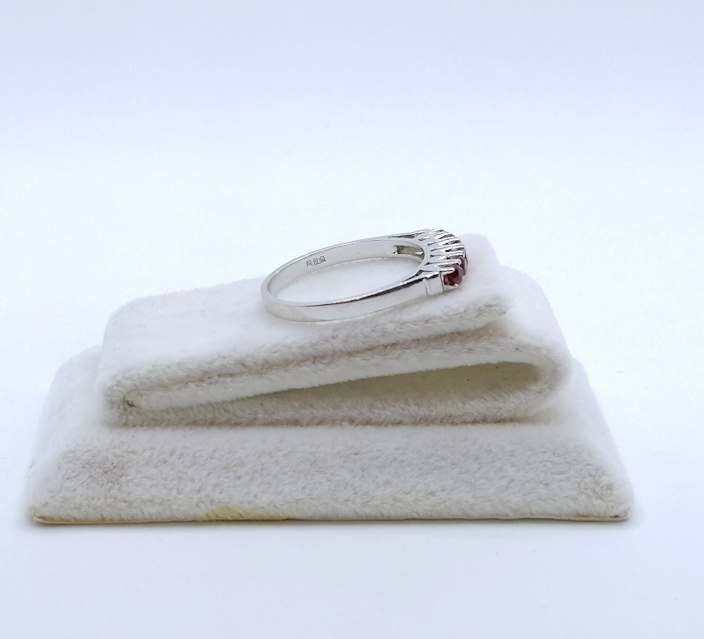 Ring Gold 585er mit Spinell Edelsteinen Weißgold Damenring Gr. 53