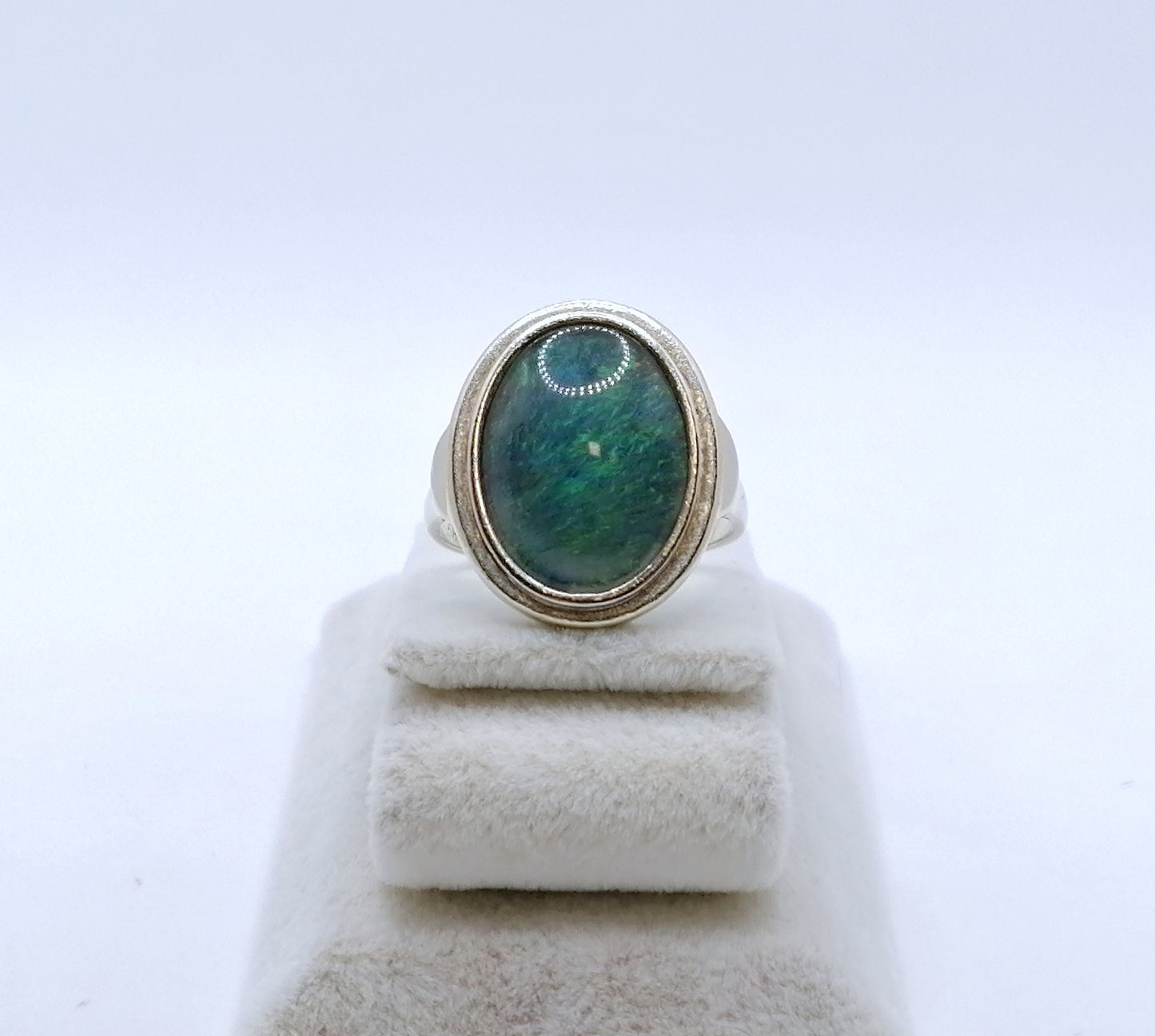 Ring Gold 585er mit Opal Triplette Gr. 56