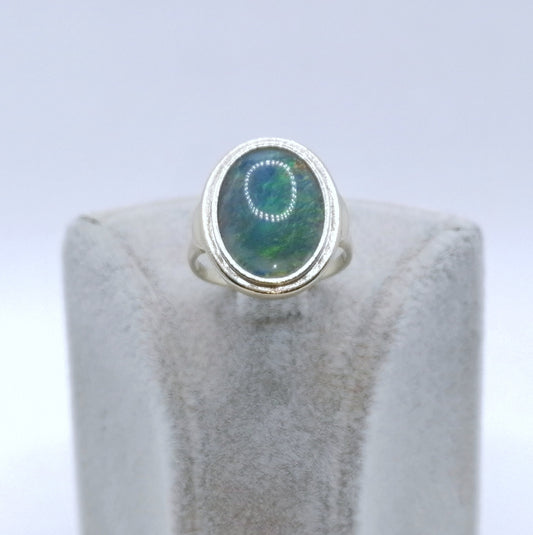 Ring Gold 585er mit Opal Triplette Gr. 56