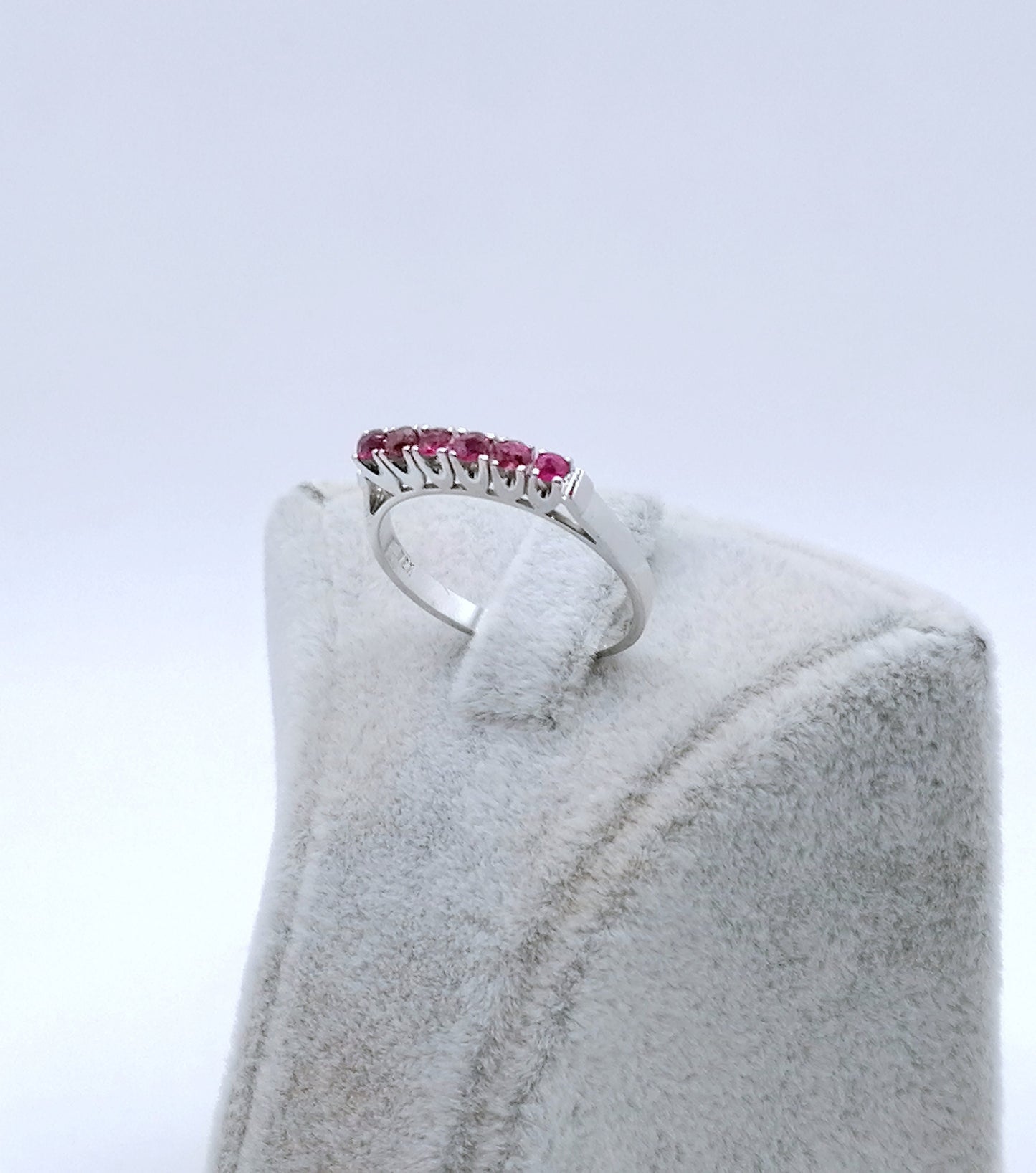 Ring Gold 585er mit Spinell Edelsteinen Weißgold Damenring Gr. 53