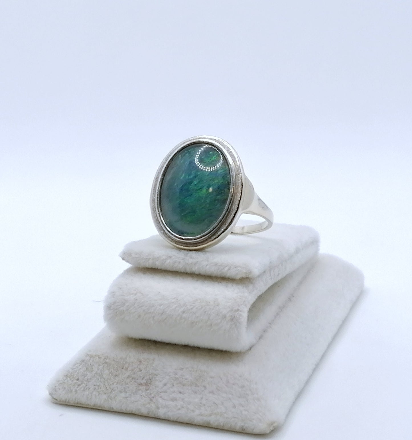 Ring Gold 585er mit Opal Triplette Gr. 56