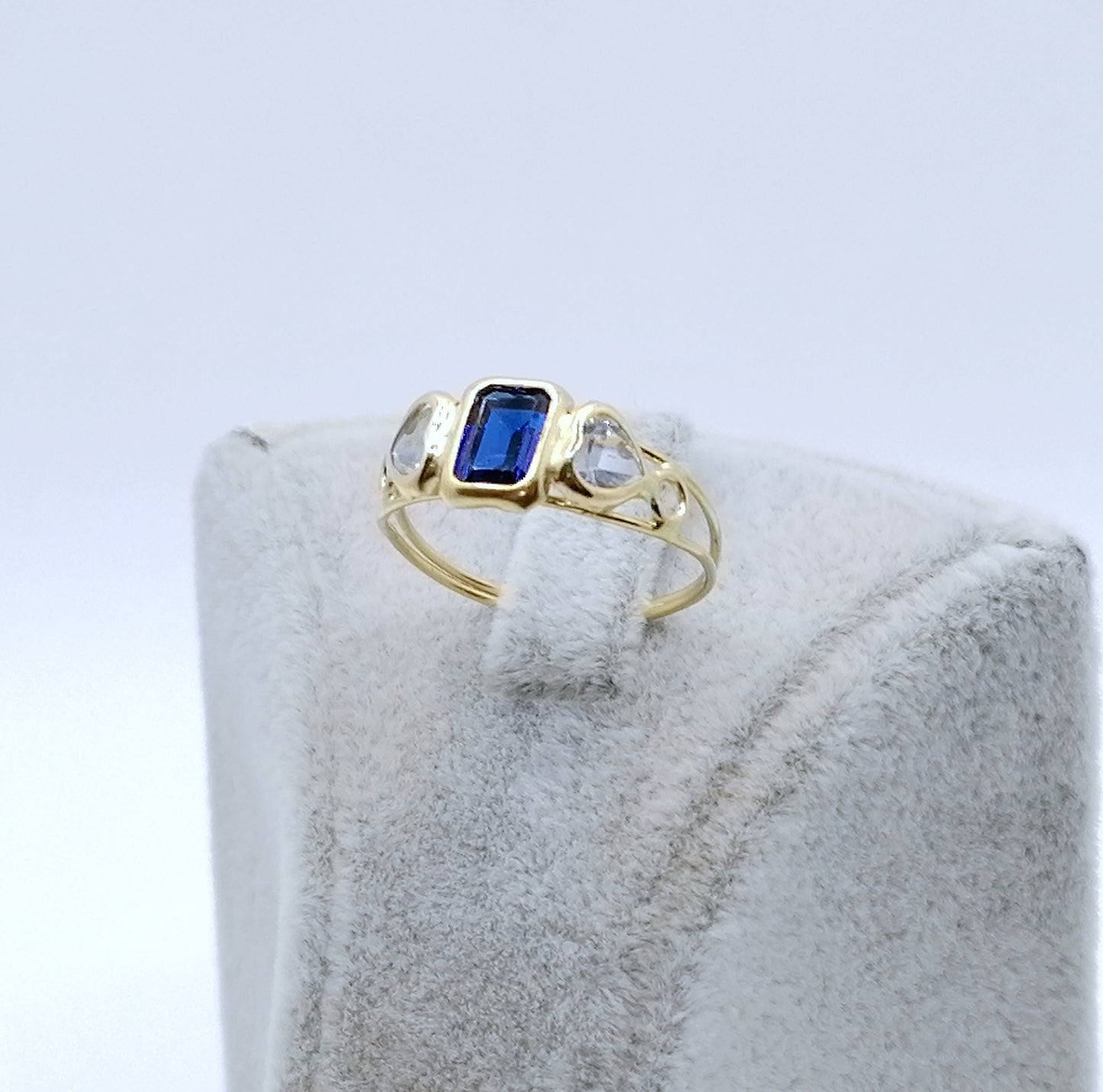 Ring Gold 750er mit Spinell Edelsteinen Damenring Gr. 54