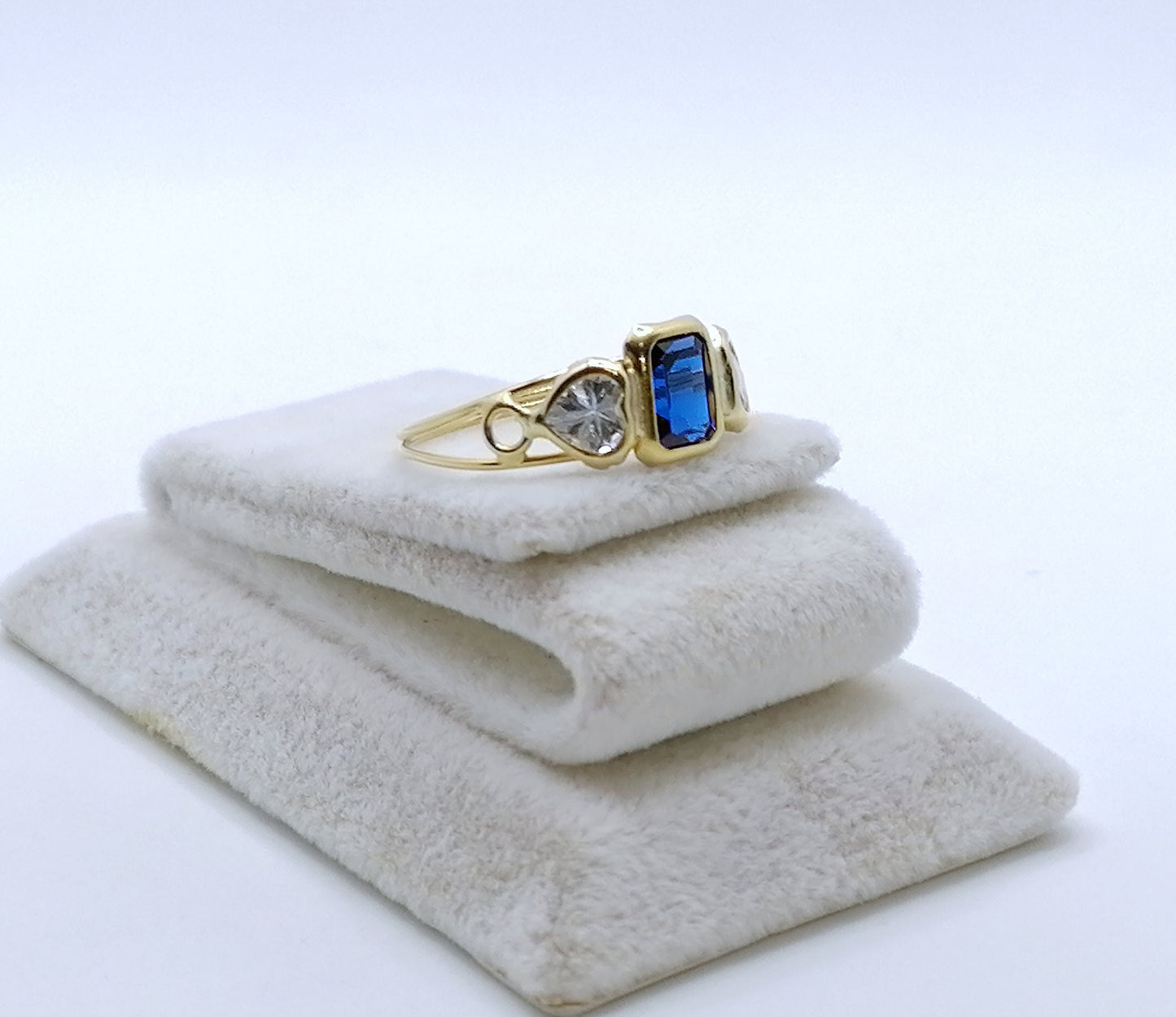 Ring Gold 750er mit Spinell Edelsteinen Damenring Gr. 54