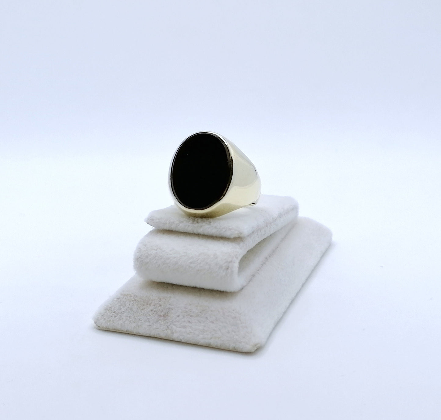 Ring Gold 333er mit Onyx Stein Gr. 56