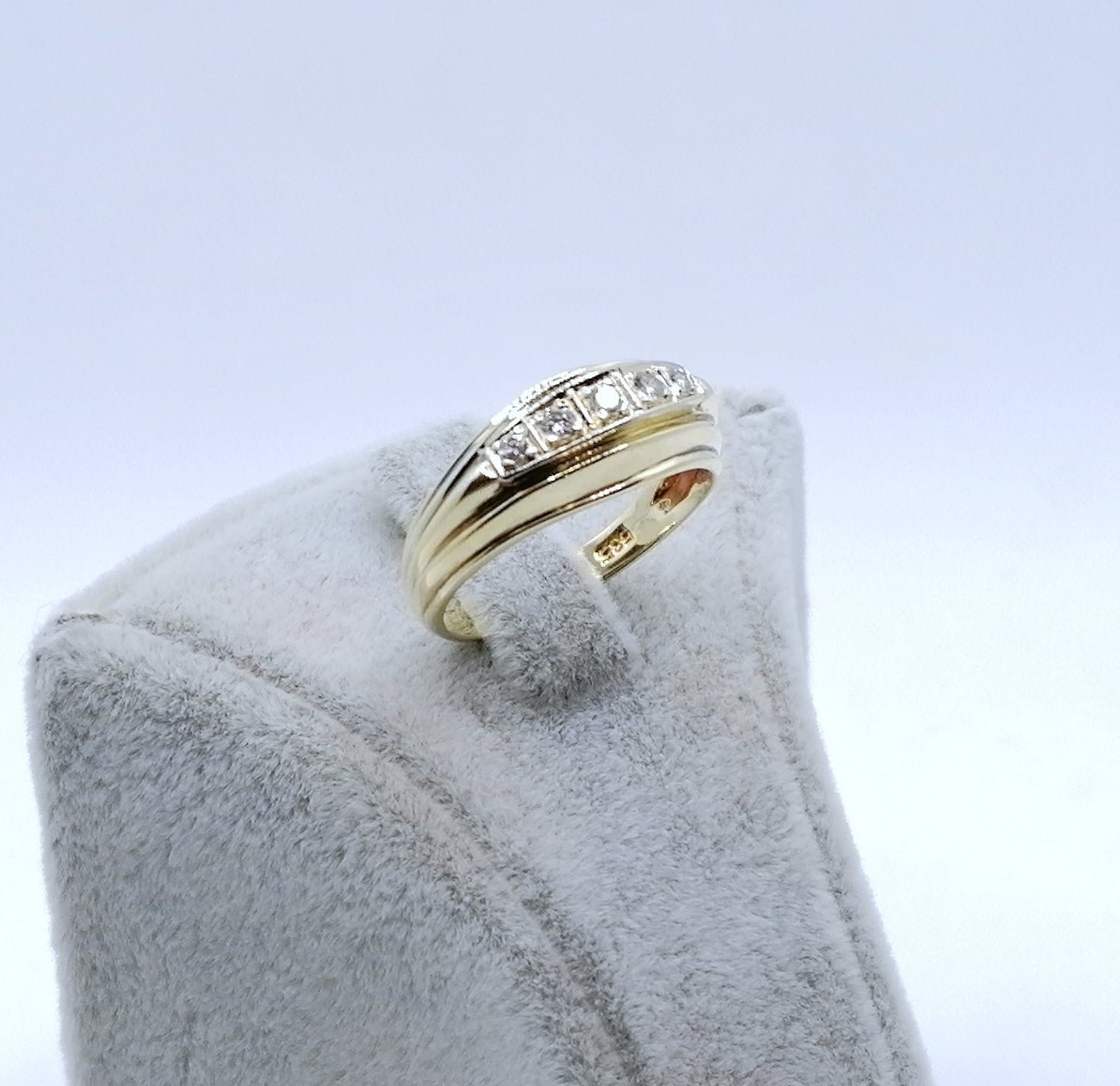 Ring gold 585er mit Brillanten Gr. 55