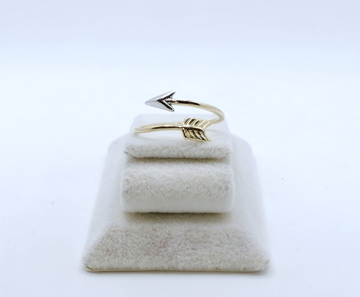 Ring Gold 585er Pfeilform Damenring Gr. 55