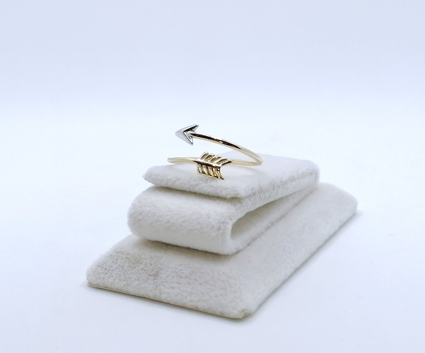 Ring Gold 585er Pfeilform Damenring Gr. 55