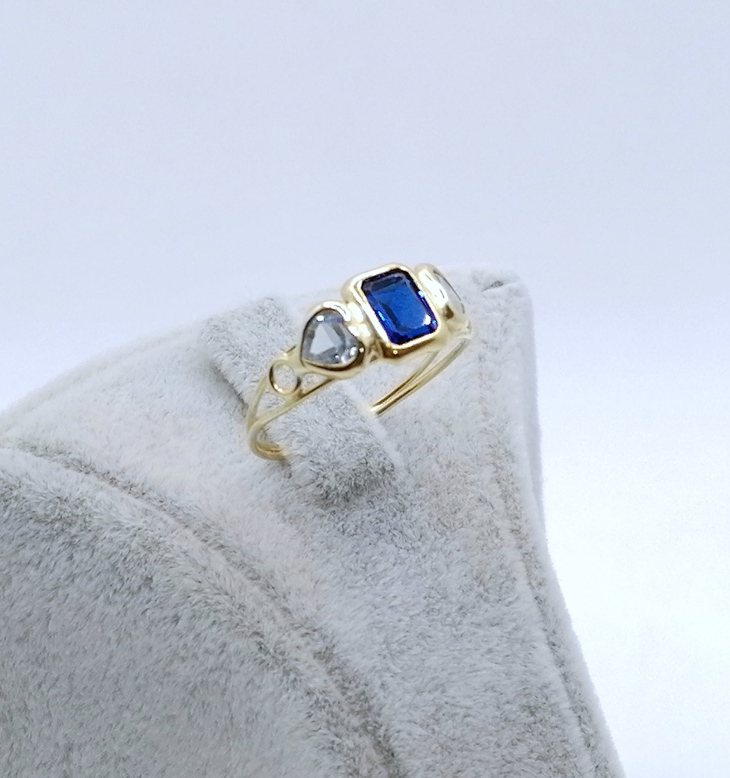 Ring Gold 750er mit Spinell Edelsteinen Damenring Gr. 54