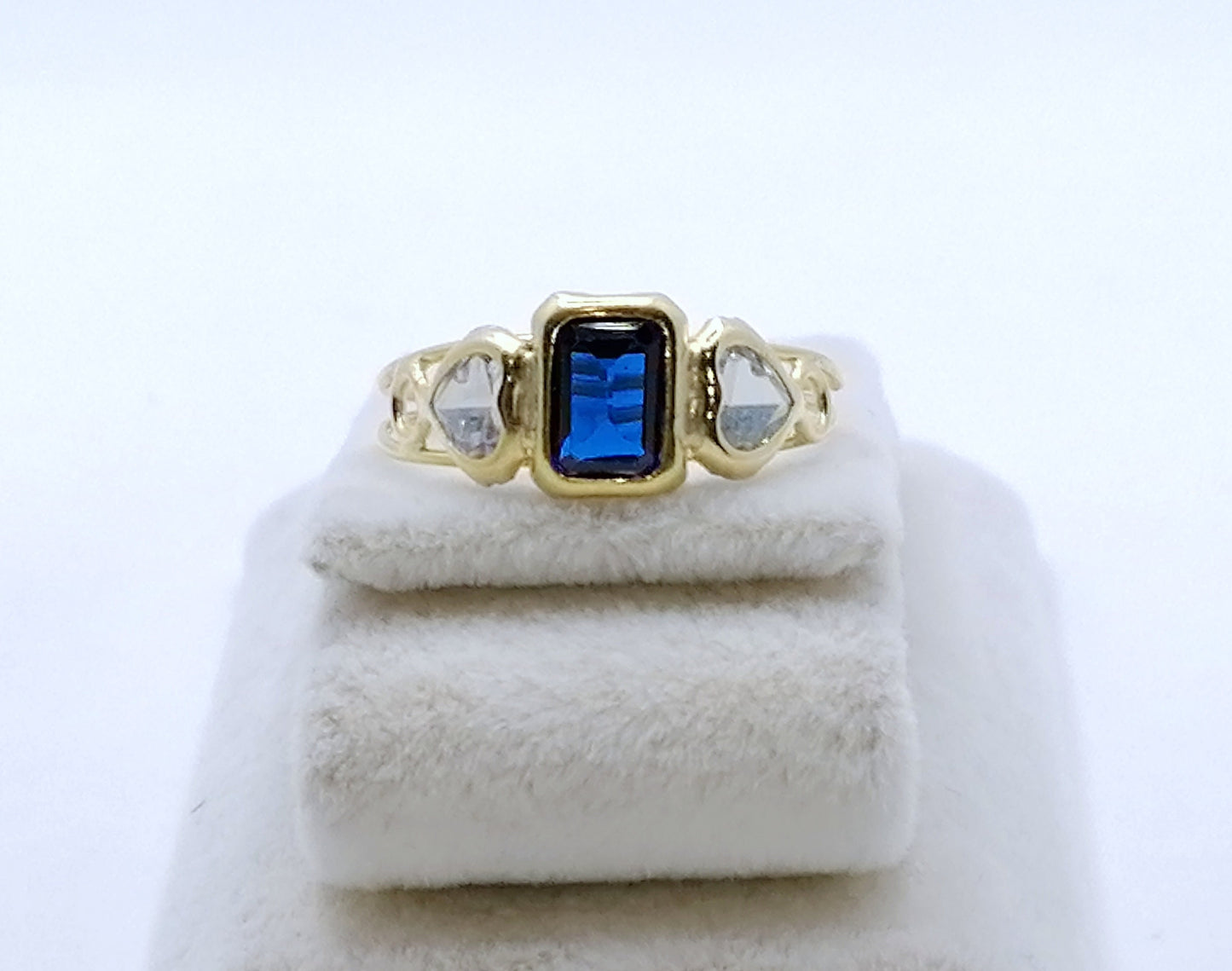 Ring Gold 750er mit Spinell Edelsteinen Damenring Gr. 54