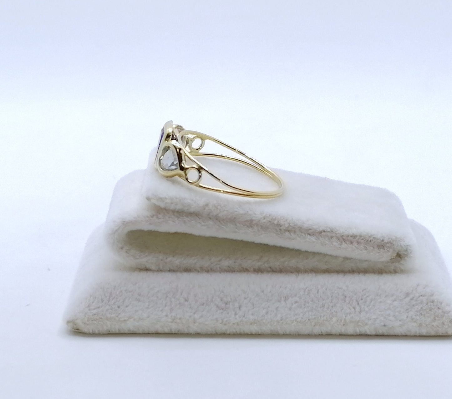 Ring Gold 750er mit Spinell Edelsteinen Damenring Gr. 54