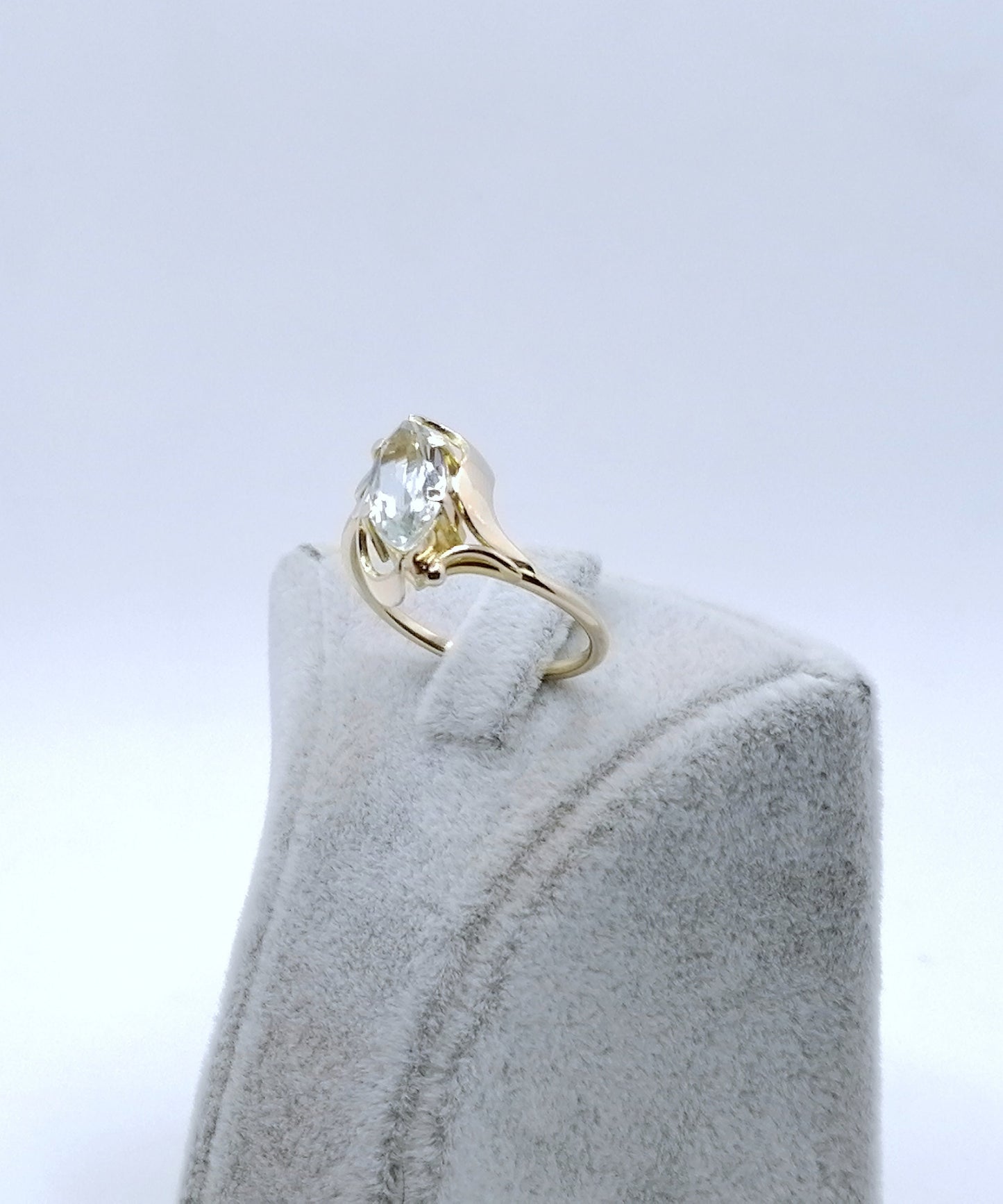 Ring Gold 585er mit Aquamarin Gr. 61