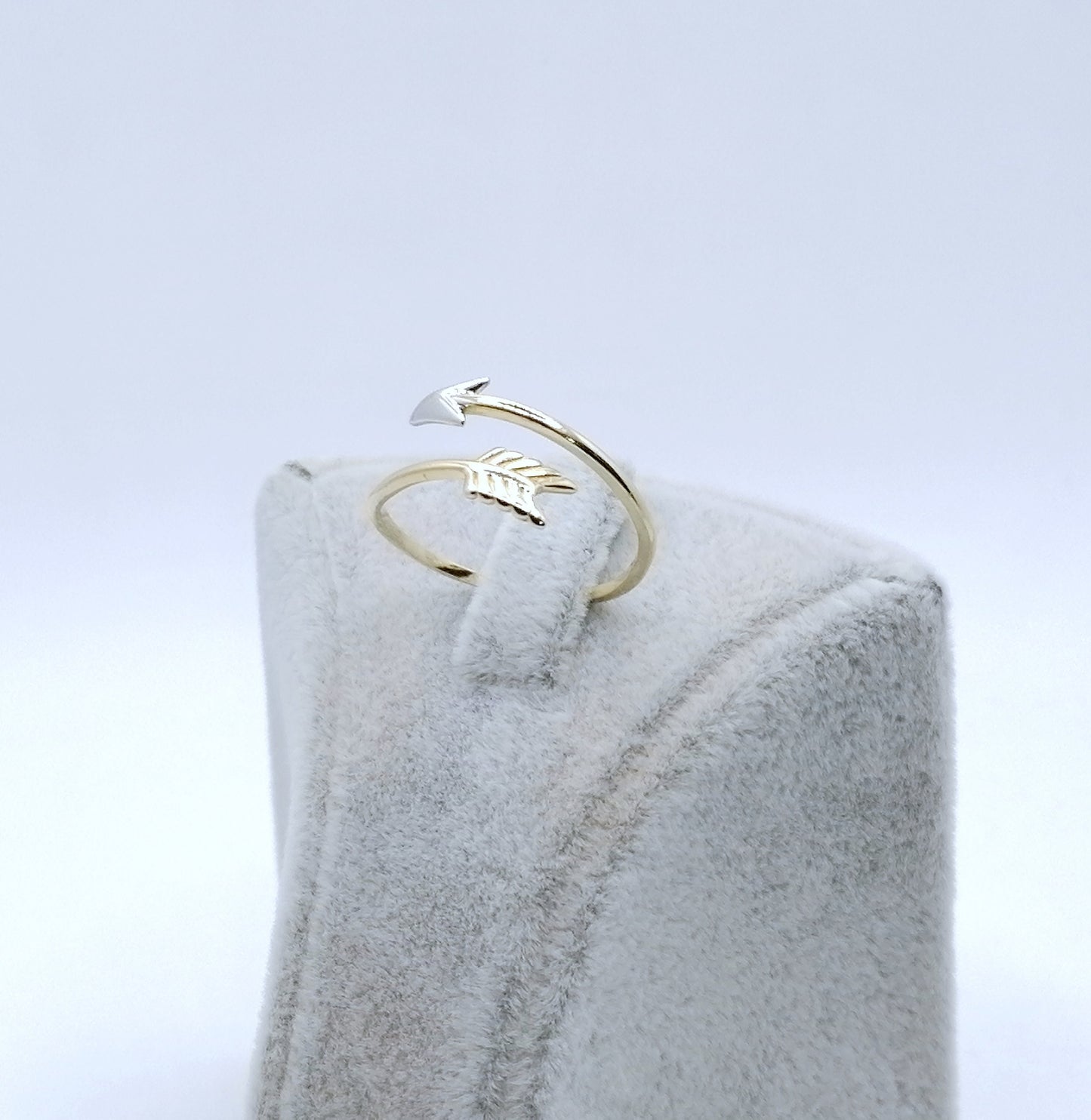 Ring Gold 585er Pfeilform Damenring Gr. 55