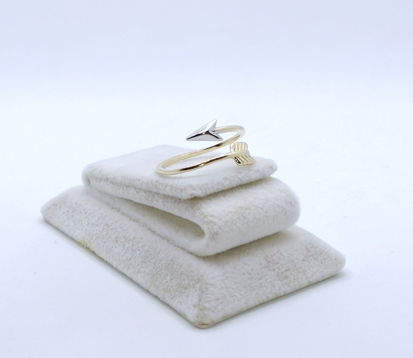 Ring Gold 585er Pfeilform Damenring Gr. 55