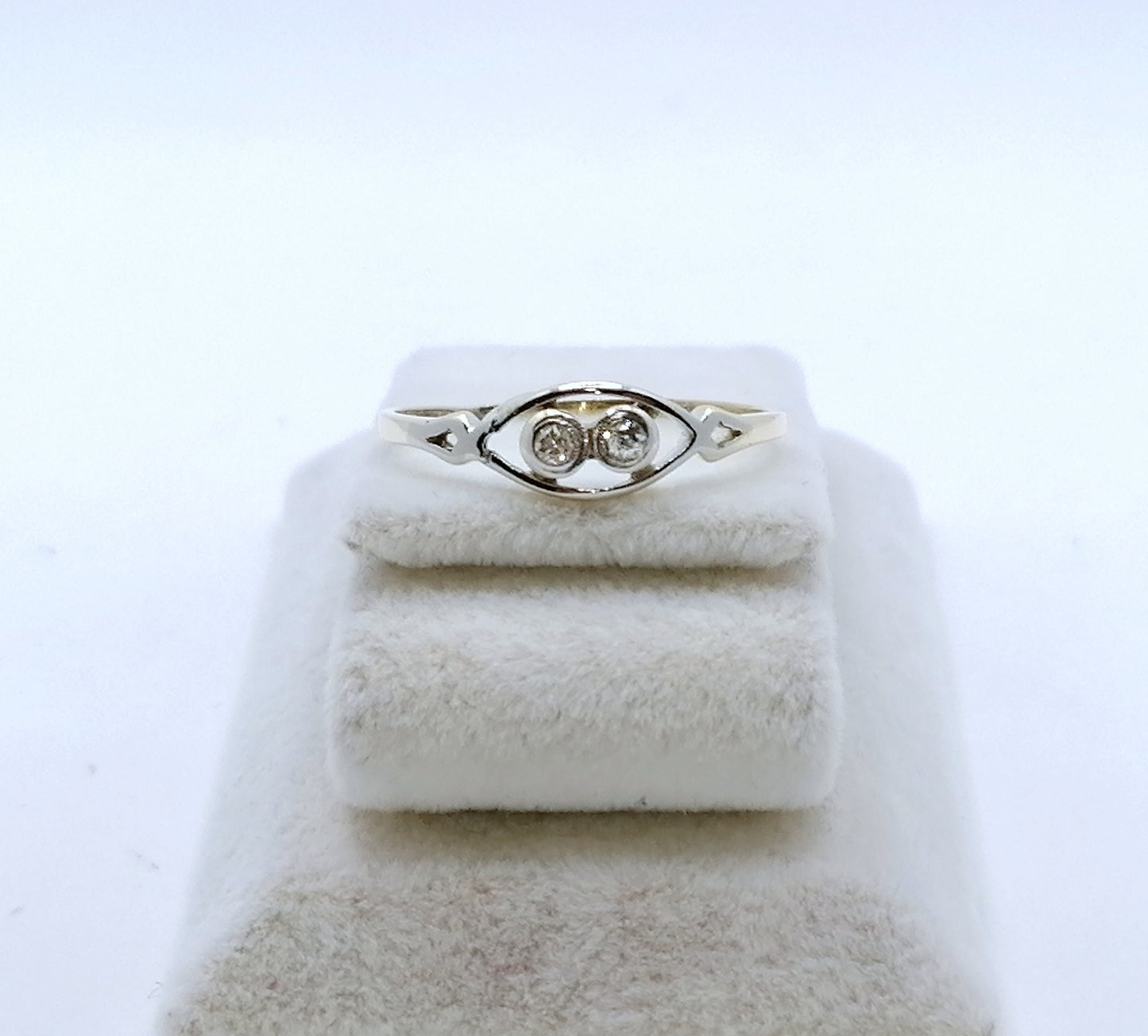 Ring Gold 585er Artdeco Brillanten Altschliff Gr. 57