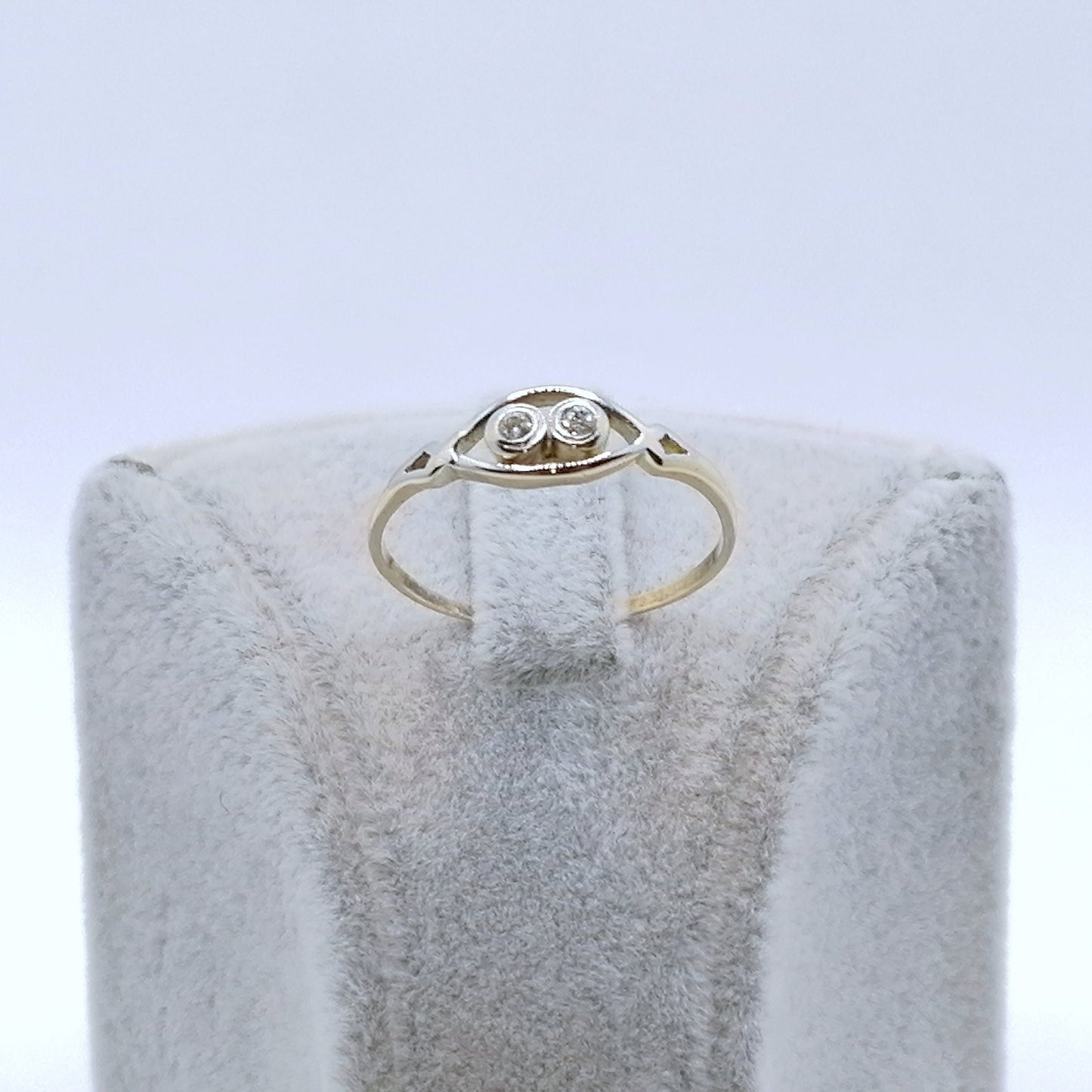 Ring Gold 585er Artdeco Brillanten Altschliff Gr. 57