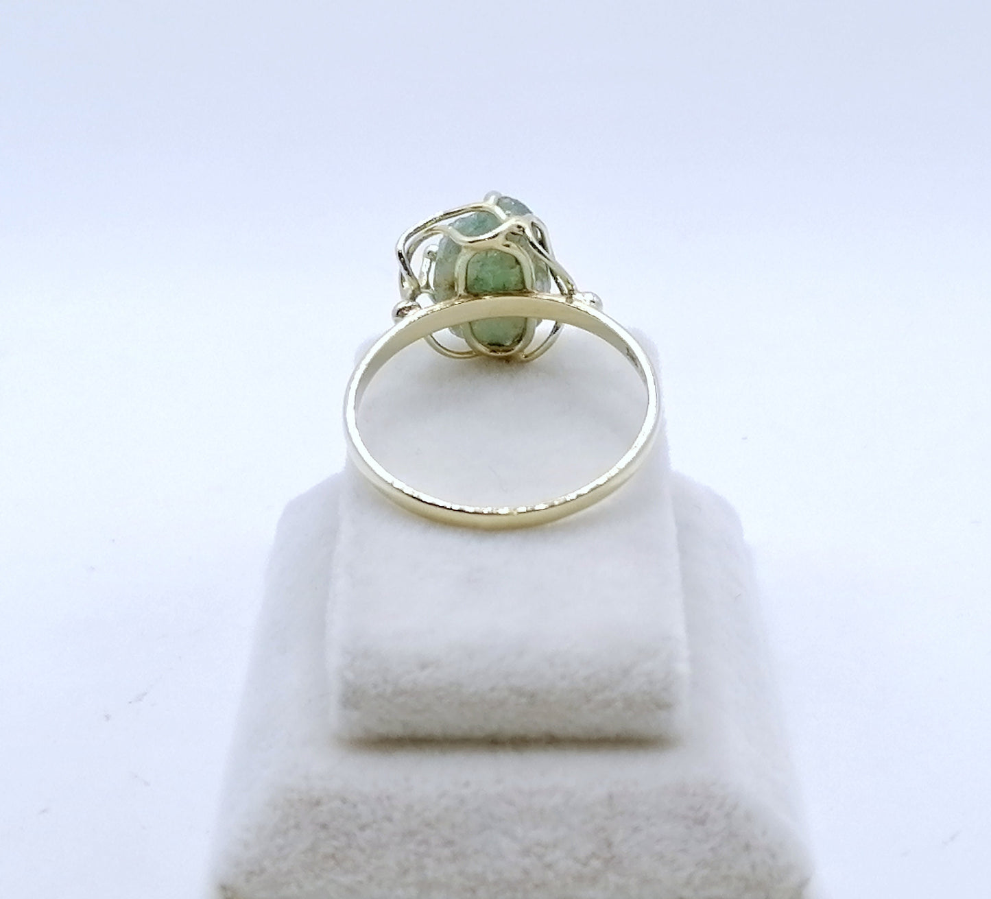Ring Gold 585er mit Aquamarin Gr. 64