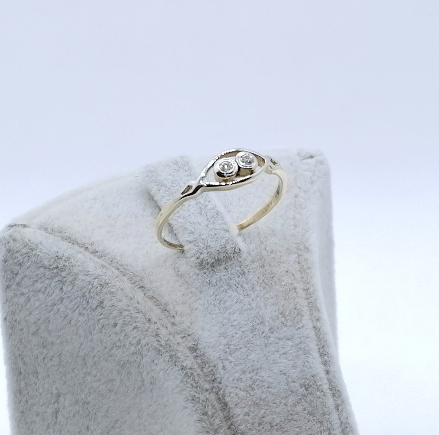 Ring Gold 585er Artdeco Brillanten Altschliff Gr. 57