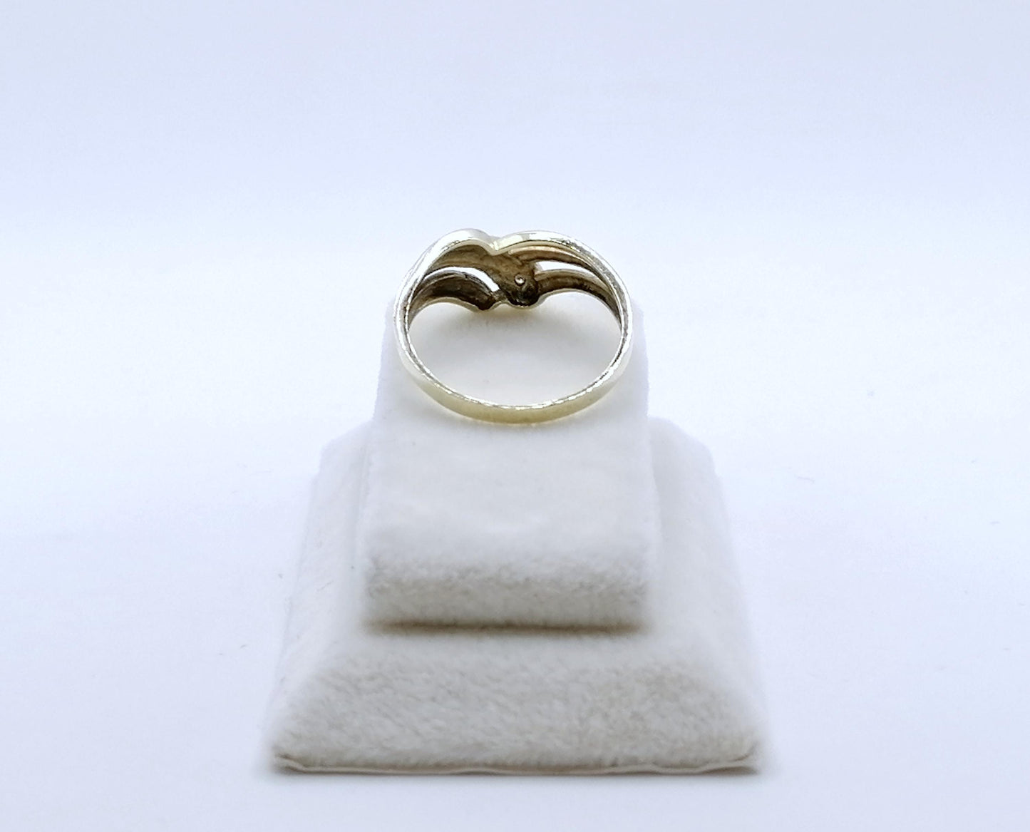 Ring Gold 333er mit Diamantsplitter Gr. 57