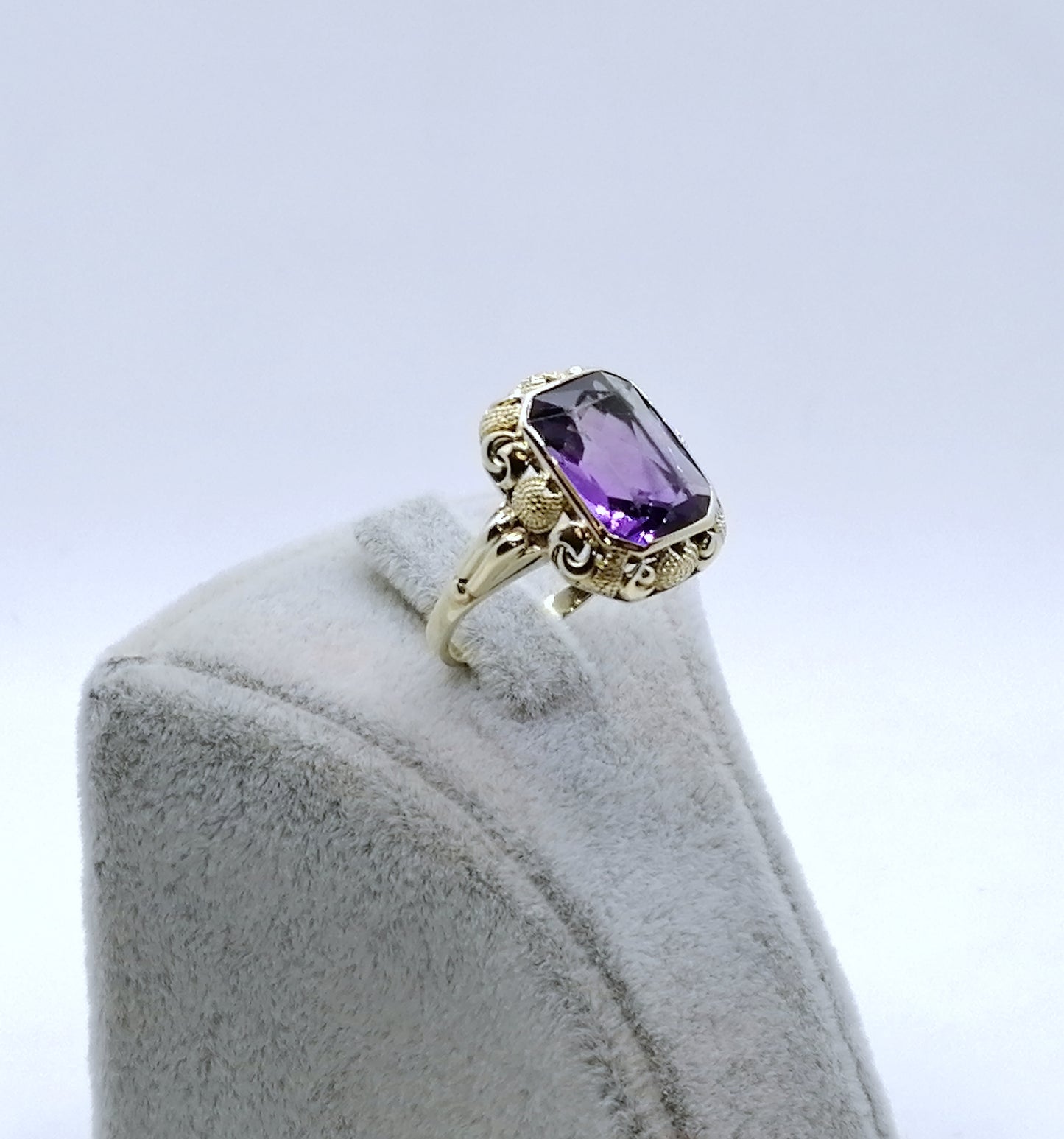 Ring Gold 585er mit Amethyst Gr. 53