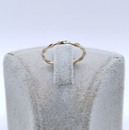 Ring Gold 585er Twisted Seilring Gr. 50