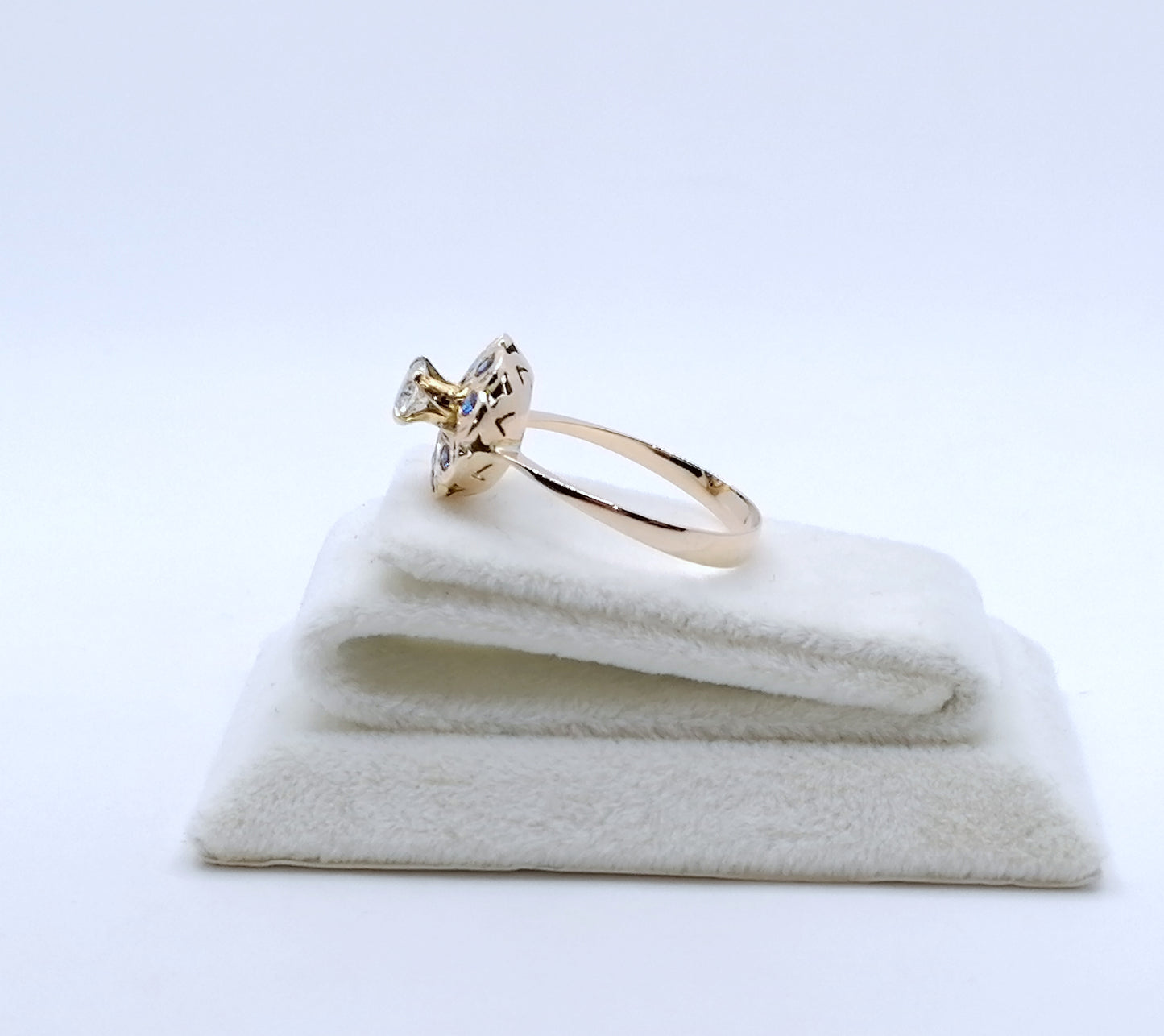 Ring Rotgold 585er mit Spinell Gr. 58
