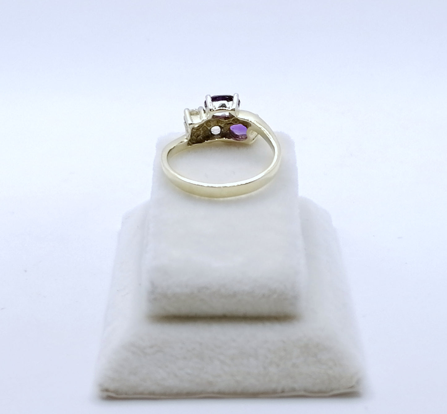Ring Gold 333er mit Amethyst und Spinell Gr. 50