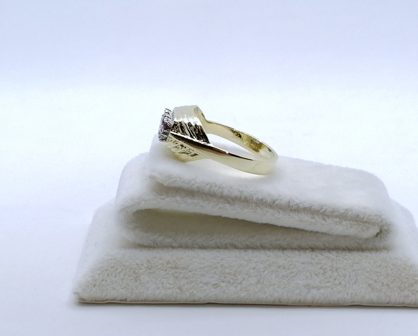 Ring Gold 585er mit Rubinen und Brillanten Gr. 50