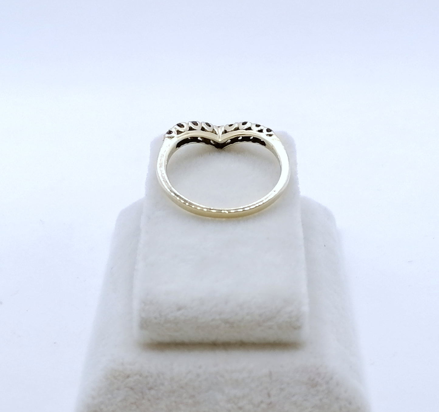 Ring Gold 585er mit Rubin Steinchen Gr. 53