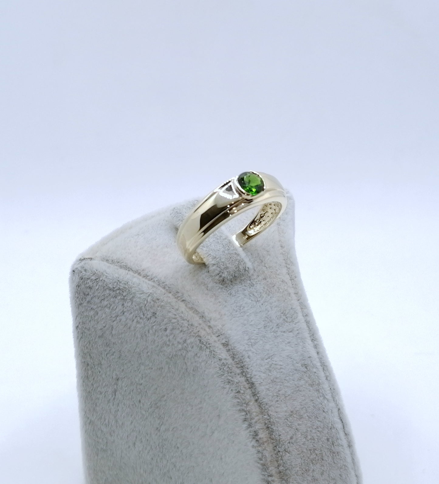 Ring Gold 375er mit Diopsid