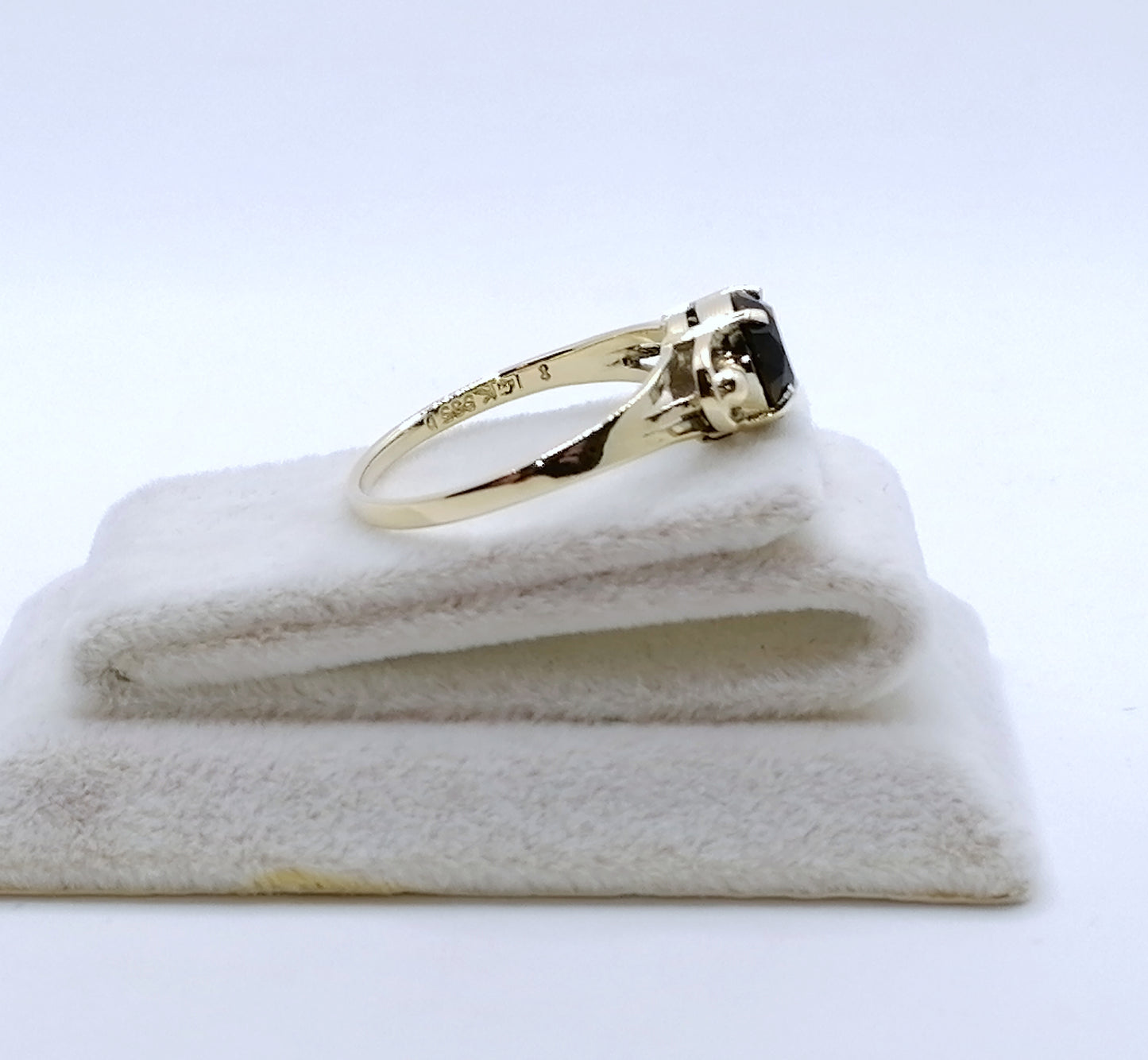 Ring Gold 585er mit Rauchquarz Gr. 63