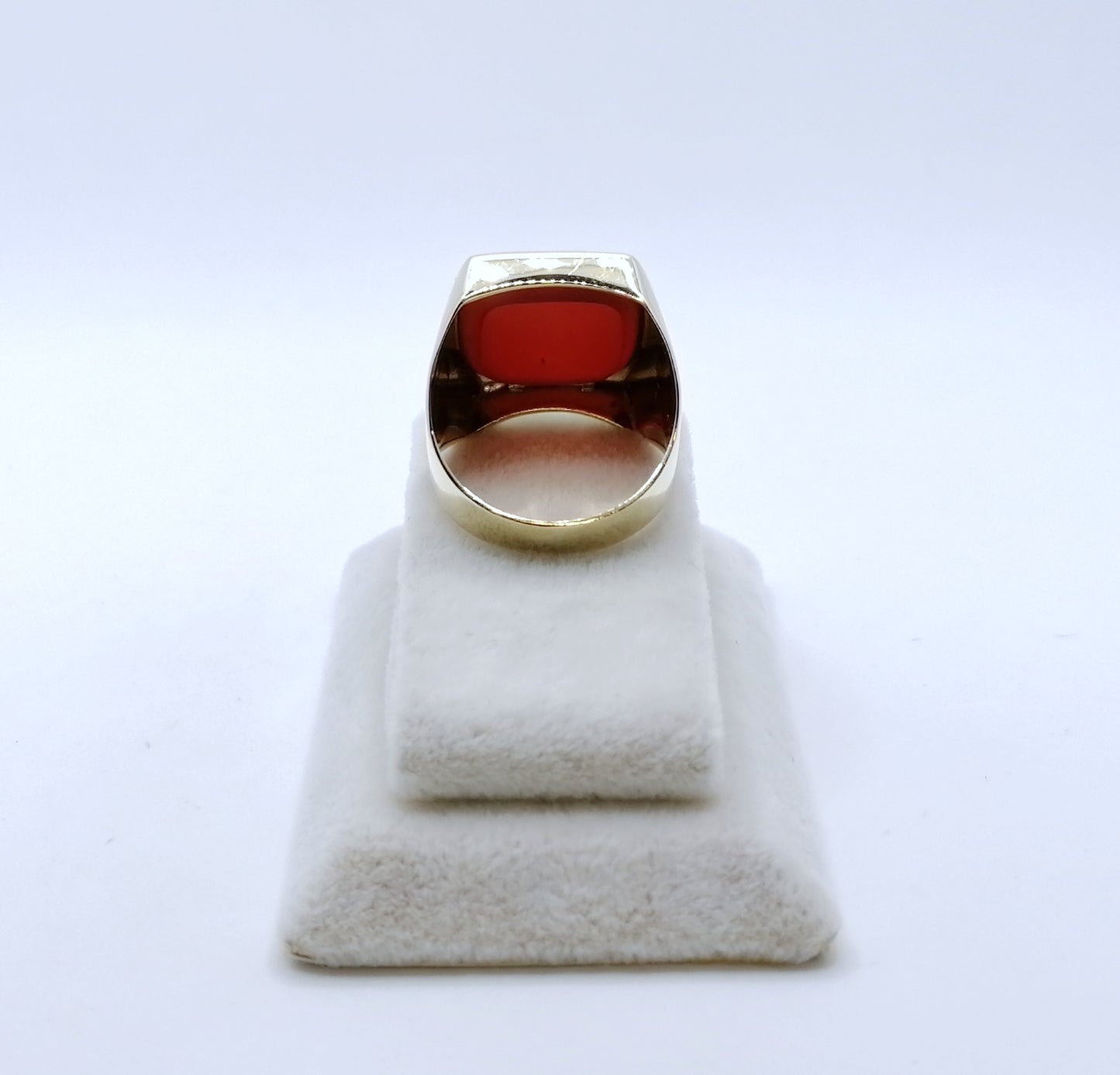 Ring Gold 333er mit Karneol Platte Siegelring Gr. 56