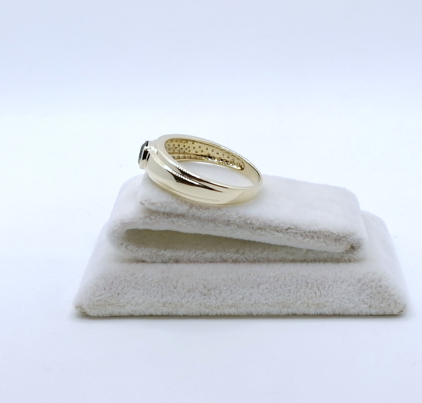 Ring Gold 375er mit Diopsid