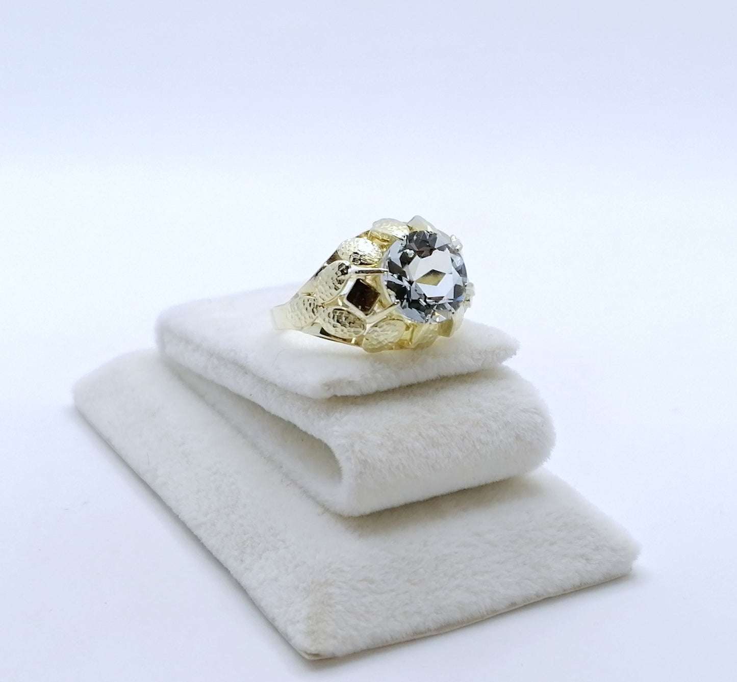 Ring Gold 585er mit Aquamarin Gr. 53