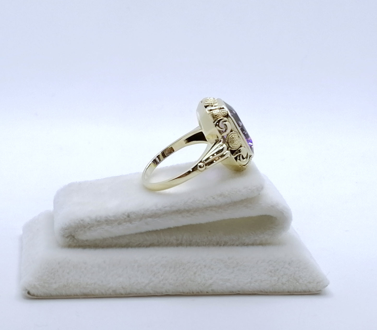 Ring Gold 585er mit Amethyst Gr. 53