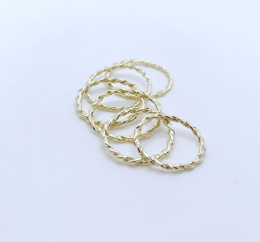 Ring Twisted Seilring 585er Gold