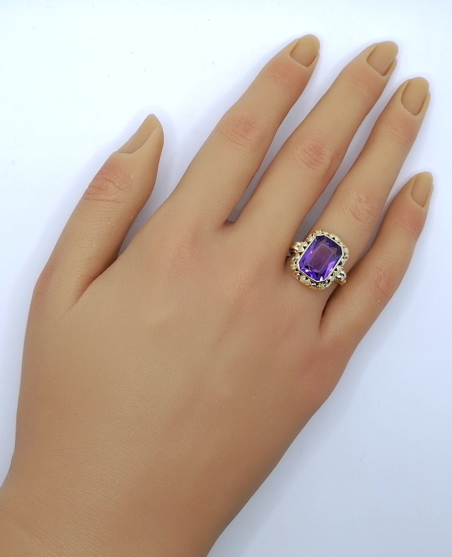Ring Gold 585er mit Amethyst Gr. 53