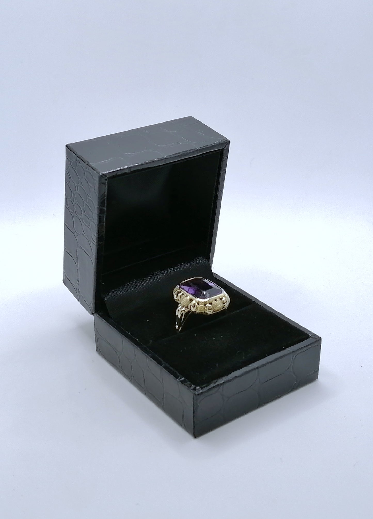 Ring Gold 585er mit Amethyst Gr. 53