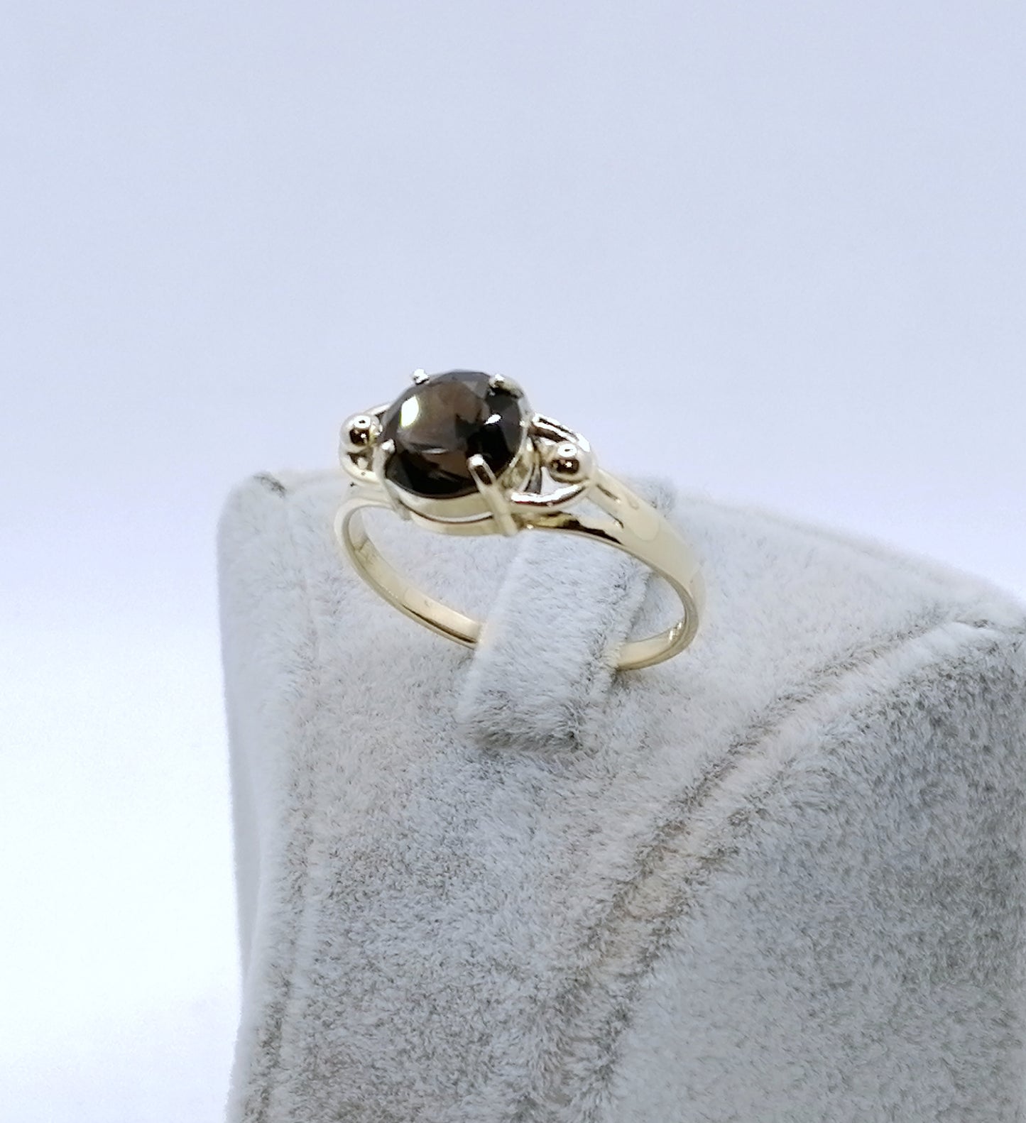 Ring Gold 585er mit Rauchquarz Gr. 63