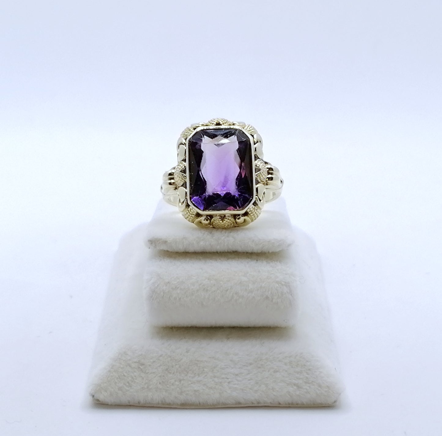Ring Gold 585er mit Amethyst Gr. 53