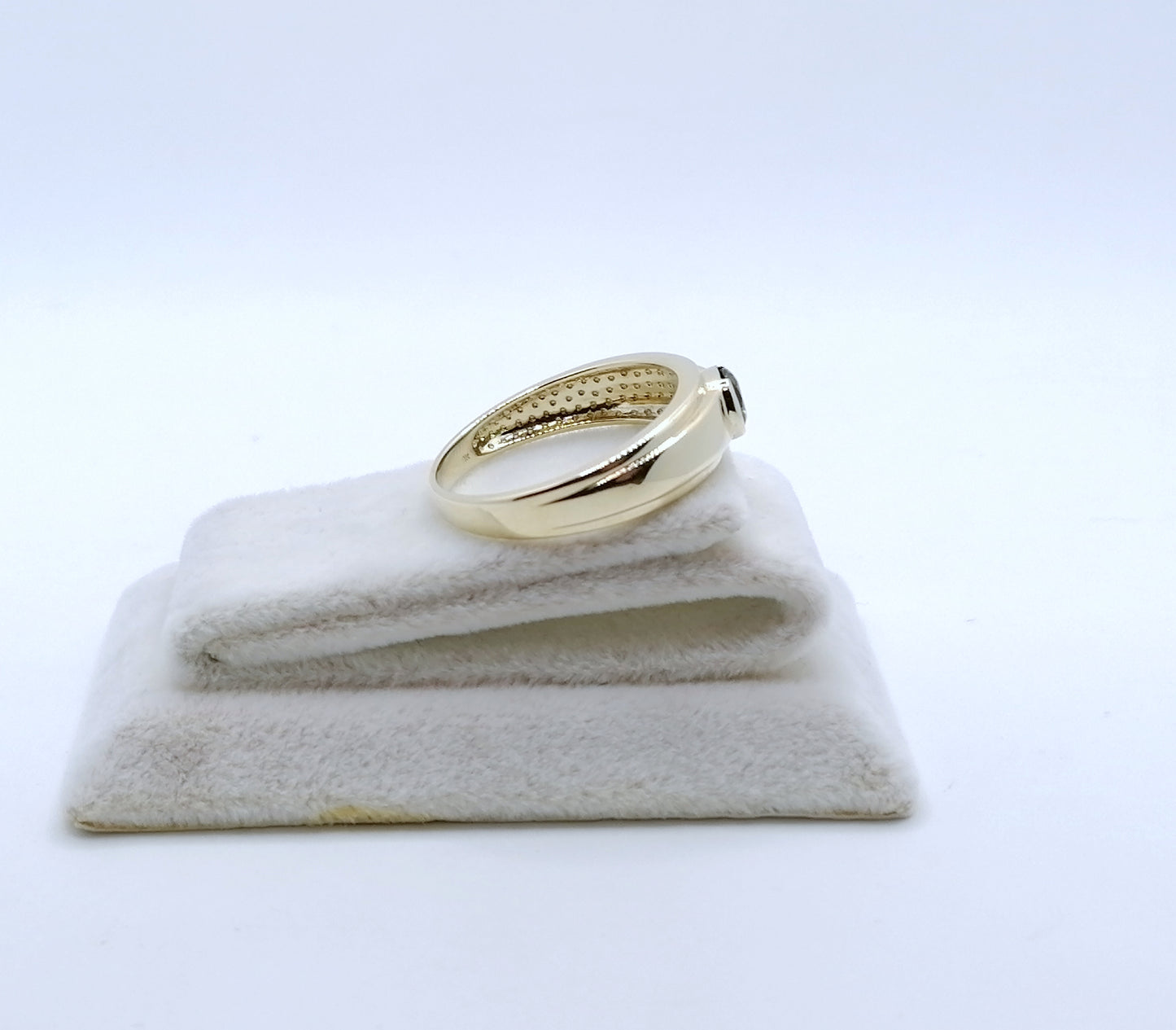 Ring Gold 375er mit Diopsid
