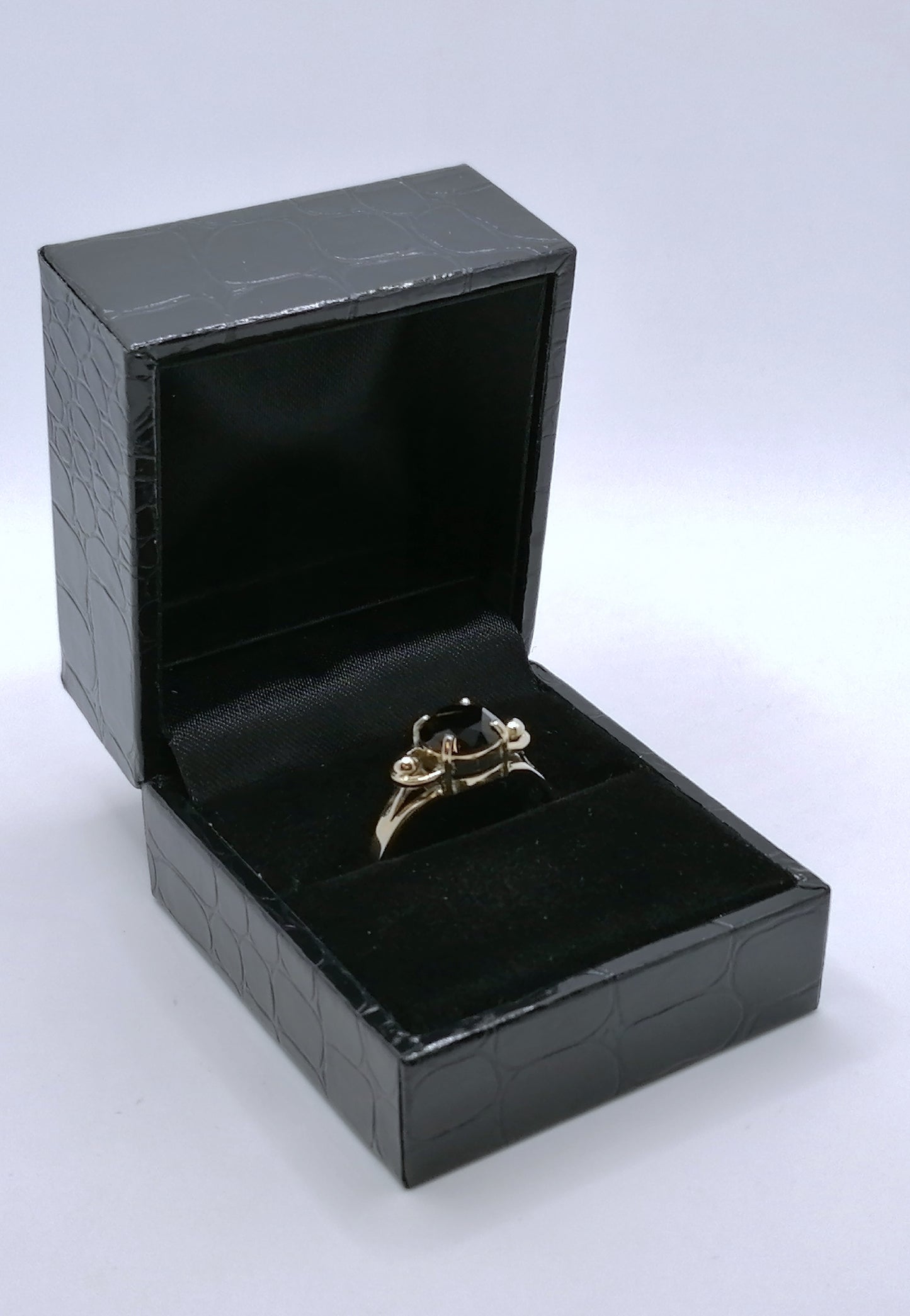 Ring Gold 585er mit Rauchquarz Gr. 63