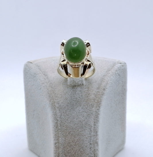 Ring Gold 333er mit Jade Gr. 53