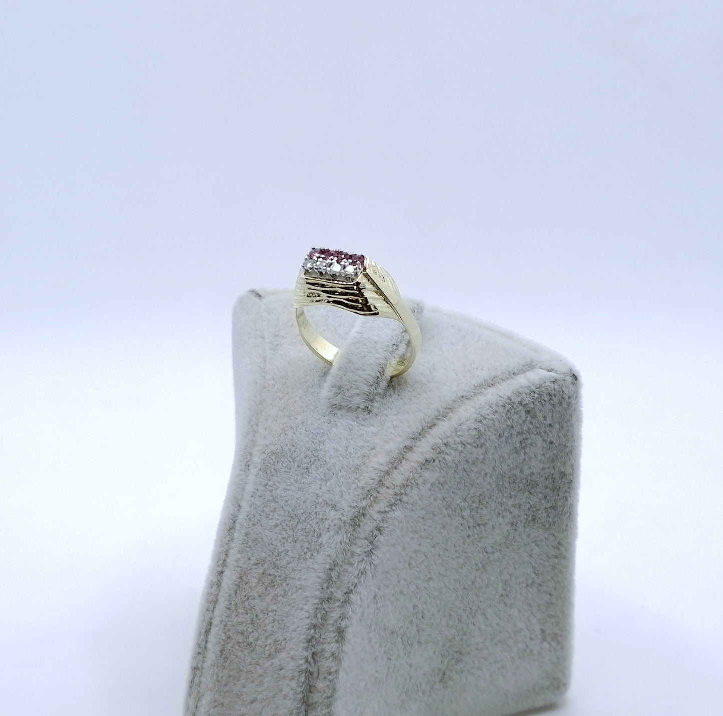 Ring Gold 585er mit Rubinen und Brillanten Gr. 50