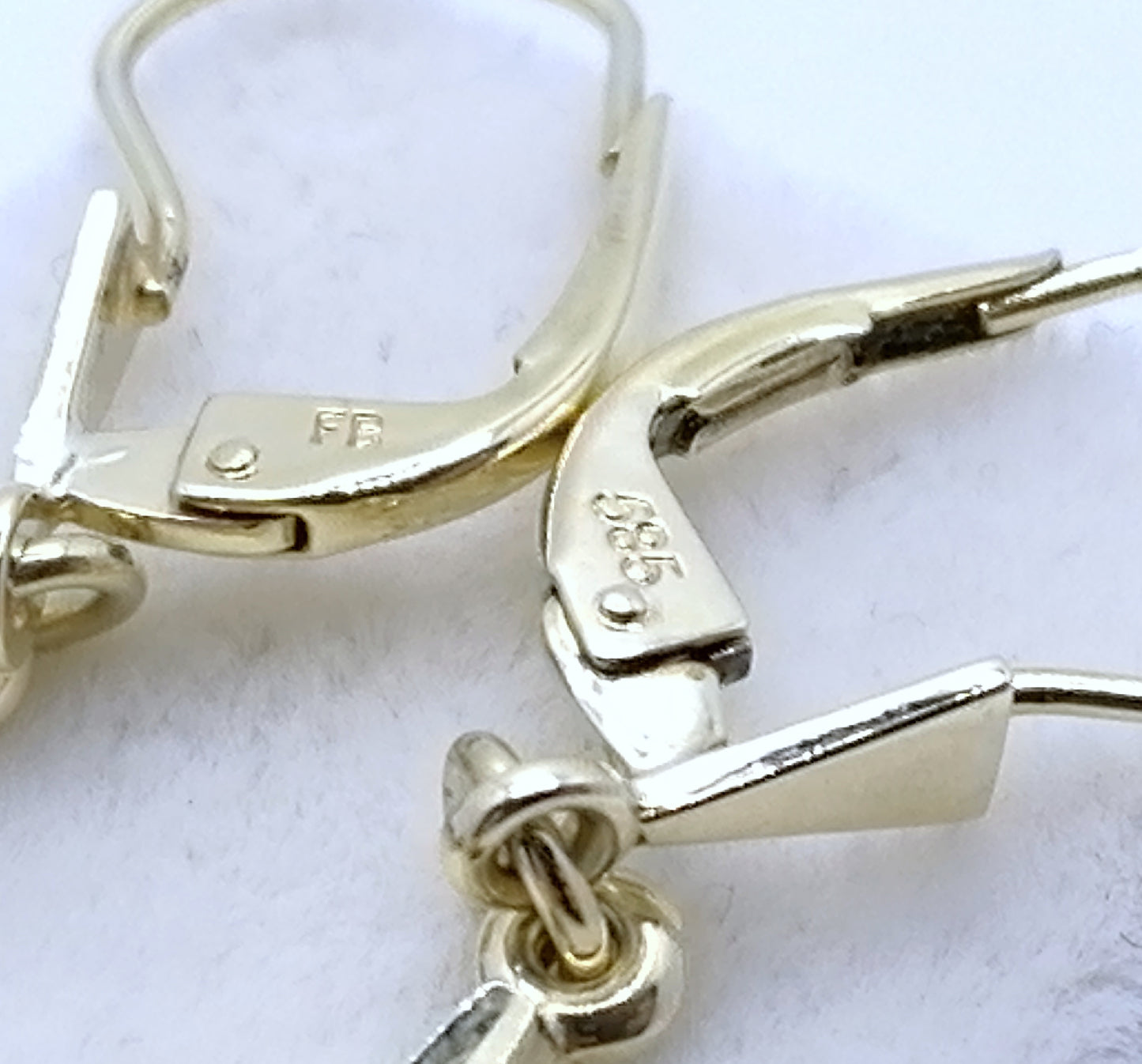 Ohrringe 585er Gold mit Citrin