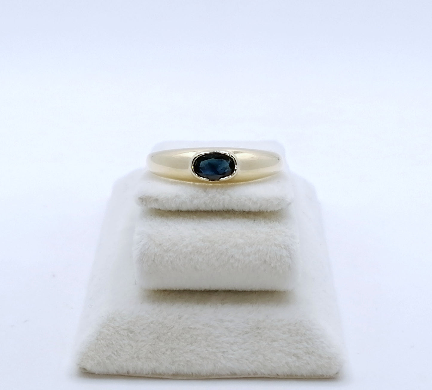 Ring Gold 585er mit Saphir Gr. 57