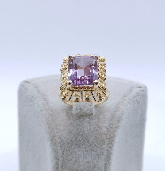 Ring Gold 585er mit Amethyst Gr. 53