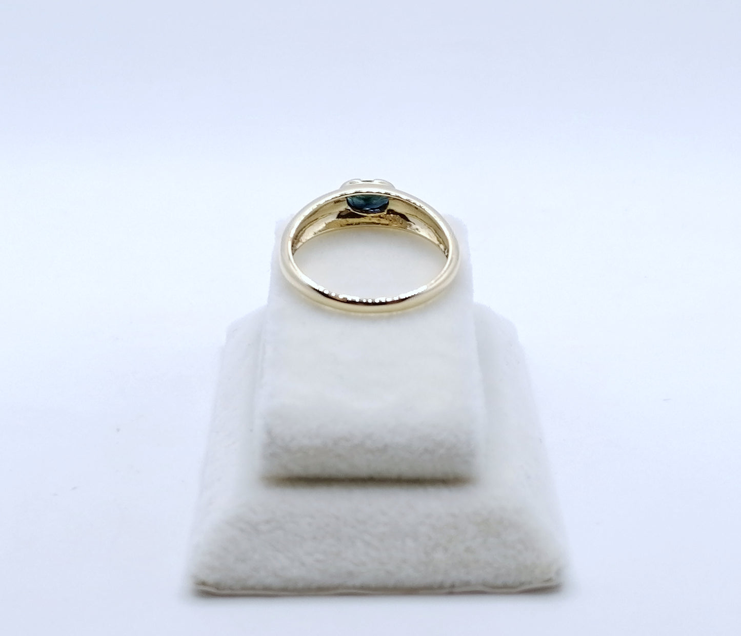 Ring Gold 585er mit Saphir Gr. 57